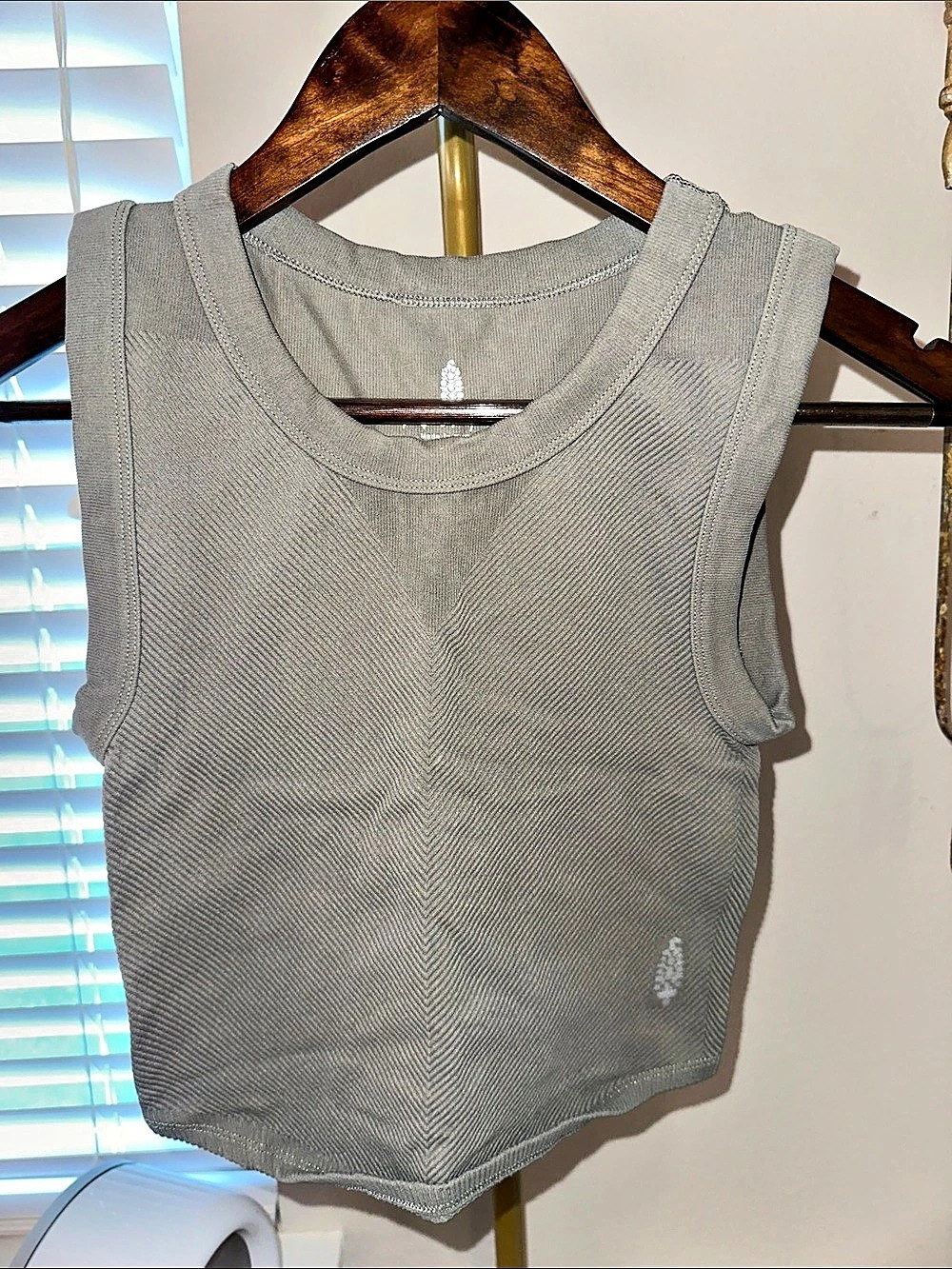 Free People Women's Light Army Green Athletic Tank Size XS